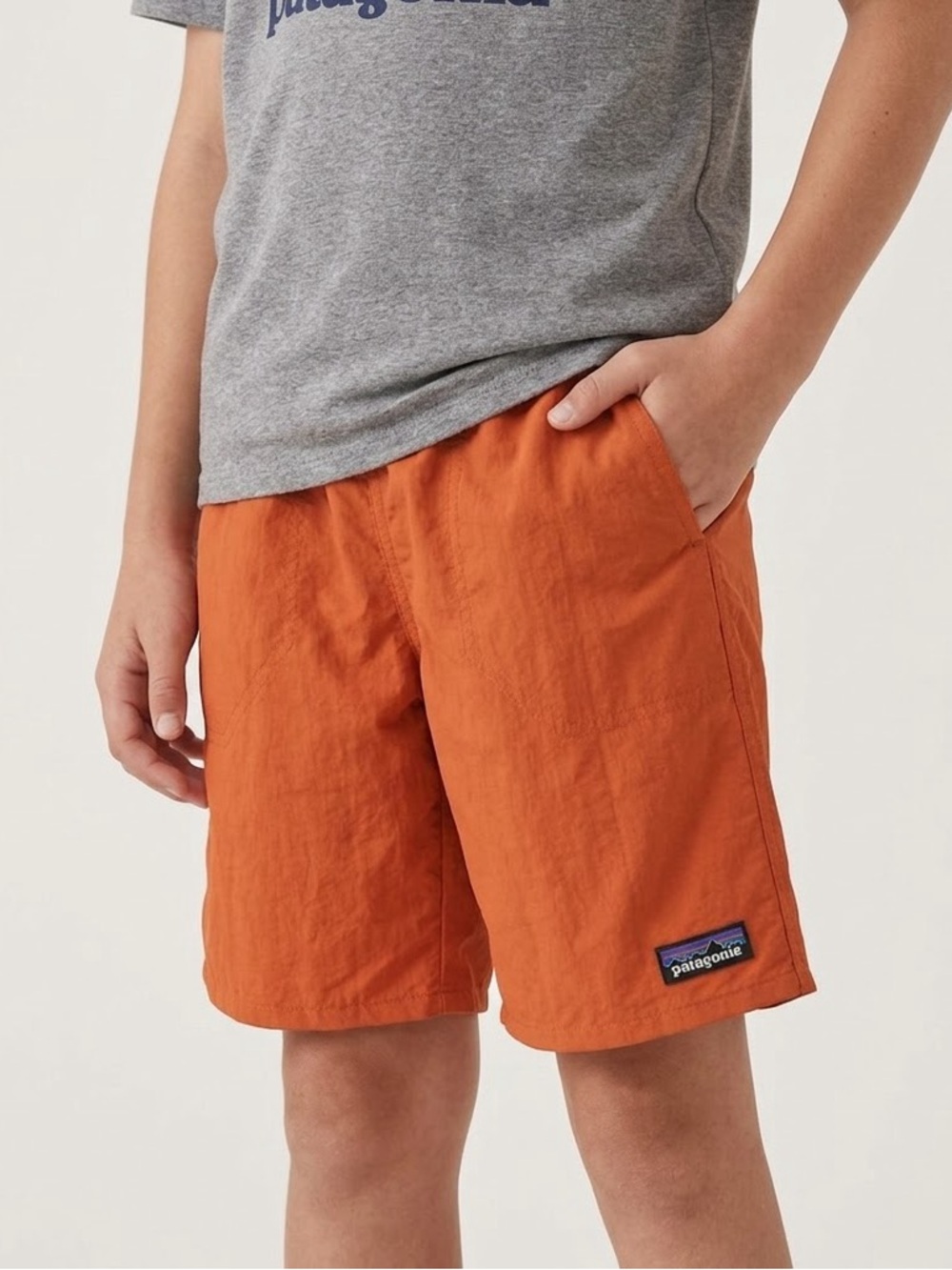 Patagonia Baggies Shorts Kids XL (14-16) Orange Swim Trunks